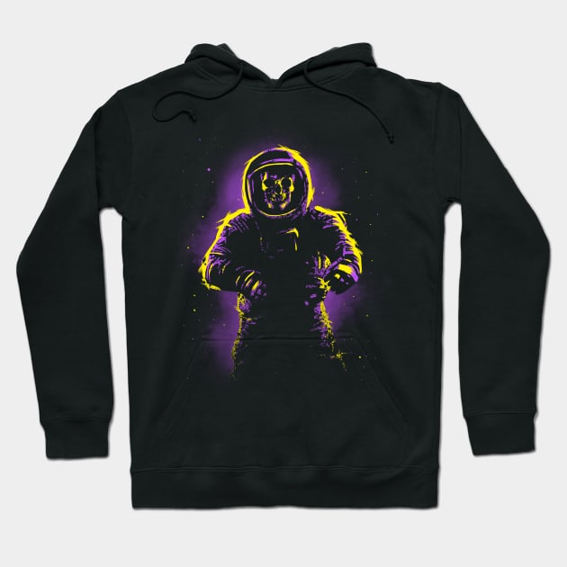 Psychedelic Astronaut skull Hoodie by albertocubatas